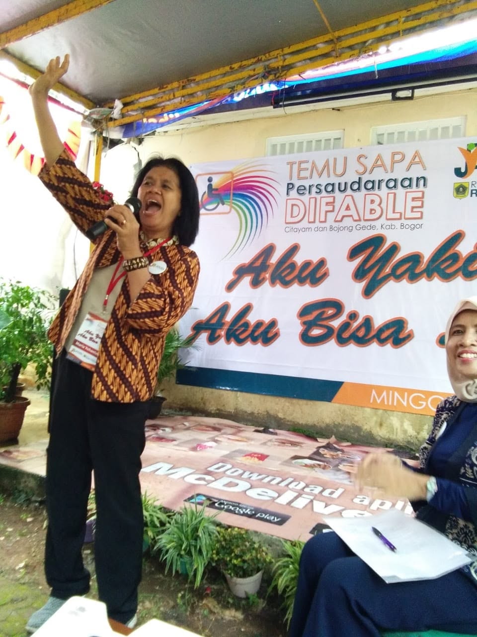 Penyampaian aspirasi peserta difabel